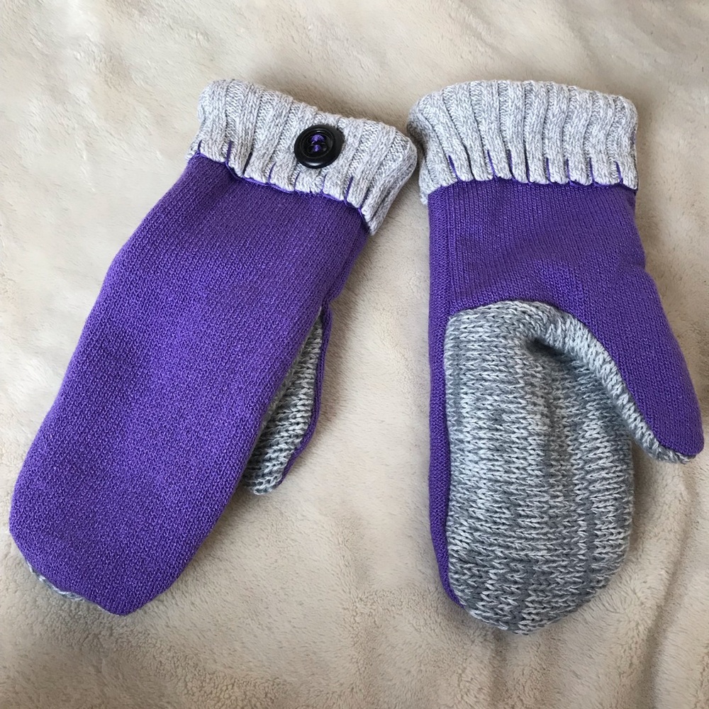 HANDMADE sweater/fleece mittens!